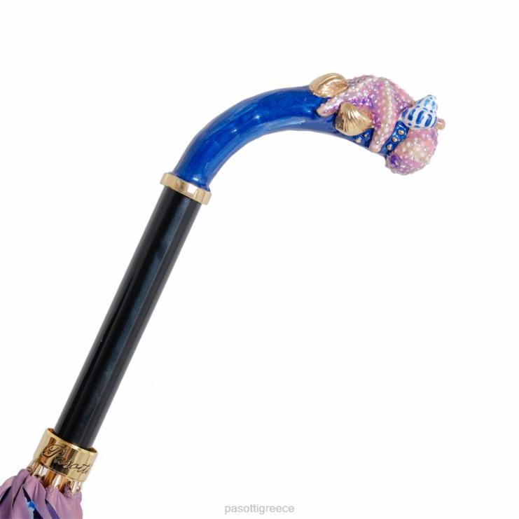 ομπρέλα | PASOTTI 189 9l476-2 k92 - ομπρέλα μπλε αστερίας 2N6B8494 γυναίκες